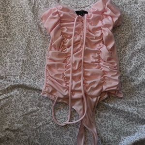 Pink bodysuit